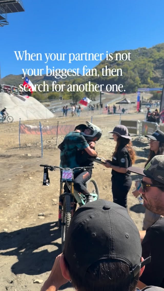 You deserve better so did I.

 So I left and found Alex 🫶

#worldchamps #downhillmtb #partnerincrime